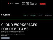 Tablet Screenshot of codenvy.com